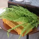 Plush Artificial Fern Greenery Plants Handmade Fake Plants Bedroom