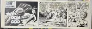 MODESTY BLAISE ENRIQUE ROMERO "THE IRON GOD" COMIC STRIP ART PAGE! BIKINI