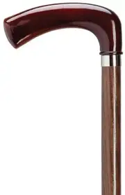 NEW! Harvy Walnut Brown Stylish Opera Handle Unique Walking Cane Stick 36" Long
