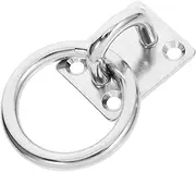 BCOATH Heavy Duty Stainless Steel Pad Eye Hook Ceiling Anchor for Hammock Hanging Quick Installation Versatile Use Sleek Design for Various Applications