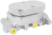 Aeroflow Brake Master Cylinder 1" Bore Cast Aluminium Chrome Smooth - AF300-150