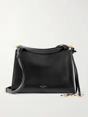 [Alaïa] Alaïa - Le Click Small Leather Shoulder Bag - Black - One size One size Black