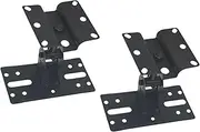 2X Speaker Wall Mounted Adjustable Holders Metal Surround Sound Home Speaker Stands Ceiling Mount Brackets for Hotel Bedroom