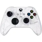 Marble Xbox Series S Controller Skin - White Marble