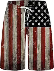 [Generic] Big Tall Shorts Mens Spring Summer Casual Shorts Pants Printed Sports Beach Pants with Pockets Sofa Shorts