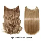 Premium Softs Thick Weft Wire In Hair Extension Secret Hair Band Curly Hairpiece