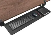 Large Keyboard Tray Under Desk, Ergonomic Sliding Keyboard & Mouse Tray Adjustab