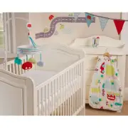 GRO COMPANY SAFER SLEEP NEW NURSERY SET INCLUDES SLEEP BAG, COT SHEETS + MORE