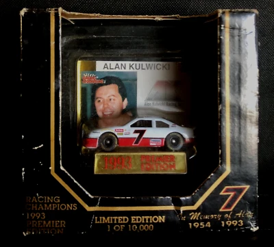 RACING CHAMPIONS "1993 PREMIER EDITION" ALAN KULWICK #7 LIMITED EDITION