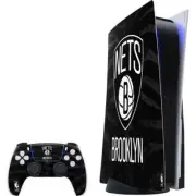 NBA Brooklyn Nets PS5 Bundle Skin - Brooklyn Nets Black Animal Print