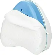 Leona Co Leg & Knee Memory Foam Support Pillow Cushion, Soothing Pain Relief for Sciatica, Back, HIPS, Knees, Joints with Washable Cover