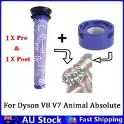 Replacemen For Dyson V8 V7 Animal Absolute Vacuum Cleaner Pre & Post HEPA Filter