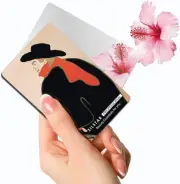 Compact Card Mirror,Unbreakable Acrylic Makeup Mirror, Small Mirror, Compact