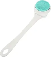 ADOCARN 1set Rechargeable Electric Body Scrubber Shower Brush Handle for Exfoliating Back Scrubbing and Daily Cleansing Speed Easy Storage