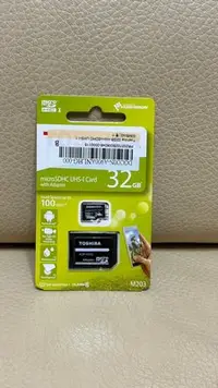在飛比找Yahoo!奇摩拍賣優惠-全新未拆 Toshiba 東芝 32G 記憶卡 microS