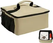 Camping Storage Bag,Cookware Pouch Zippered Camping Organizer | Cookware Organizer Cooker Carry Bag with Handle for Cooking Gadgets Accessories, Sail Color, Refer to description, Unisex
