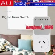 240V Digital Timer Switch Automation Power Socket Electric Countdown Timer