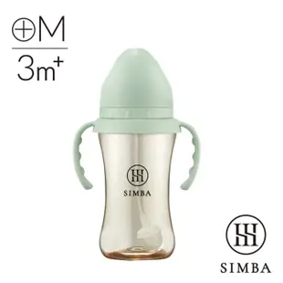 Simba 小獅王辛巴 蘊蜜鉑金PPSU寬口吸管把手防脹氣奶瓶 寬口奶瓶 270ml【樂兒屋】