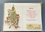 Vtg 1961 Joan Walsh Anglund Christmas Cards Box 25 SEALED Kids Decorating Tree
