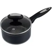 Zyliss Ultimate Forged 16cm/1.5L Non-Stick Saucepan w/ Lid Cover - Black