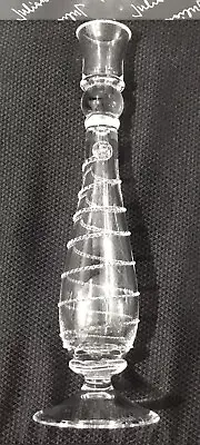 Juliska Amalia Glass Large 10” Candlestick, Single