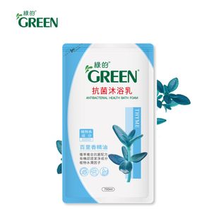 綠的GREEN 抗菌沐浴乳補充包-百里香精油700ml