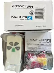 Kichler 337001 WH Ceiling Fan Remote