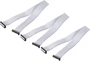 uxcell 3 Pcs IDC Flat Ribbon Cable, 2.54mm Pitch 30mm Width 50cm Long 24 Pin FC to FC Flat Ribbon Connector Jumper Wire for PC, LED Displays