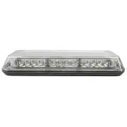 Magnet-Mounted Low-Profile Amber Mini Light Bar With Clear Lens