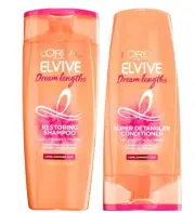 L'Oreal Paris Elvive 12.6oz Dream Lengths - Restoring Shampoo & Conditioner Set