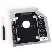 NEW 2nd SSD Hard Drive Optical Bay Caddy Adapter For Dell Precision M4800 M6800