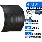 400W Flexible Solar Panels Kit 400 Watt 12V with 30A Controller Caravan Camping