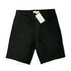 Fashion Nova Mac Chino Shorts Men's Size 32 Black Zip Fly 5 Pocket 9" Inseam