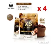 4x Wink White XS Latte Coffee Instant Block Burn Fat Weight Control Hunger 150g.