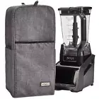 HOMEST Blender Dust Cover with Accessory Pocket Compatible with Ninja Foodi Grey