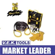 BLACK RAT TOOLS 4WD 4X4 CAR NYLON SNATCH-EM SNATCH STRAP RECOVERY KIT-SP