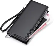 [TATSEN] Men's Wallet Long Large Capacity Wallet Multi-Card Anti-demagnetization Card Case Money Clip