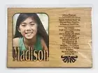 MADISON Personalized Name Profile Laser Engraved Wood Picture Frame Magnet
