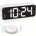Extra Loud Vibrating Alarm Clock for Heavy Sleepers - 16.51cm LED Digital Displa