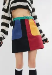 [Dangerfield] Chomper Corduroy Mini Skirt