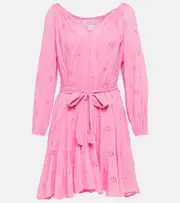 [Velvet] Velvet Gracie cotton minidress AU 16 pink