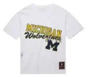 University Of Michigan Travis Scott Cactus Jack T Shirt Mitchell & Ness Large