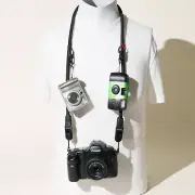 42" Black Rope Camera Strap w/ Peak Design Anchors & Accessorie Mounts