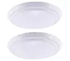 Gruenlich LED Flush Mount Ceiling Lighting Fixture, 11 Inch Dimmable 22W (125...