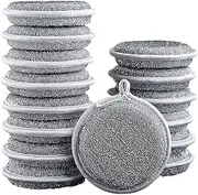 Bafnsiji 15PCS Dishwashing Sponge, Scrub Sponges, Double-Sided Wire Dishwashing Sponge, Multifuctional Wire Dishwashing Rags, Reusable Wire Dishwashing Rags