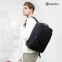 在飛比找momo購物網優惠-【BESIDE-U】後背包 上學/工作/通勤筆電包 大容量雙