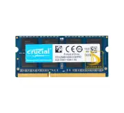 Crucial 4GB 2RX8 PC3-8500S DDR3 1066Mhz SODIMM Laptop Memory RAM 204Pin Test #4G