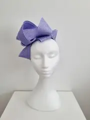 Miss Samantha. Womens loop headband fascinator in Lavender