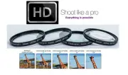 Close-Up Set 4-Pcs Hi Def Macro Lens Kit +1 +2 +4 +10 For Canon EOS M3