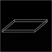 Acrylic Props Shooting Tray, Acrylic Photography Shallow Water Tank Storage Display Photo Prop Box Clear Multiple Sizes(60x40x10cm/23.6x15.7x3.9'')